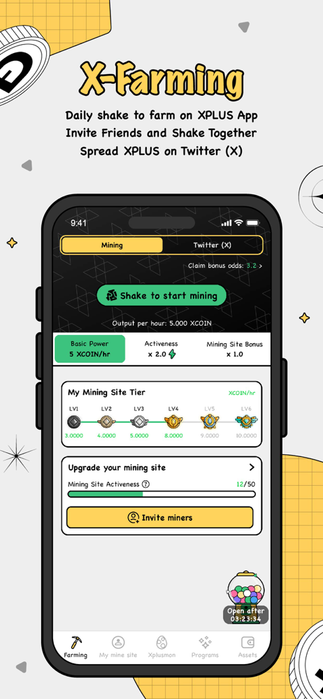 XPLUS: Social to Earn Crypto screenshot 1