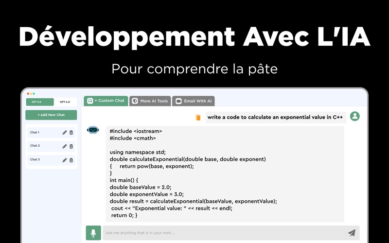 Screenshot #3 pour Open AI - Chatbot AI français