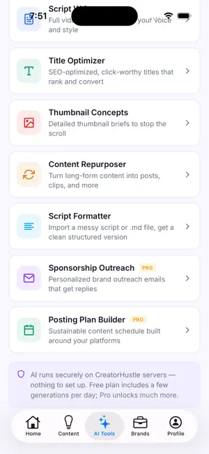 CreatorHustle: Content Planner screenshot 4