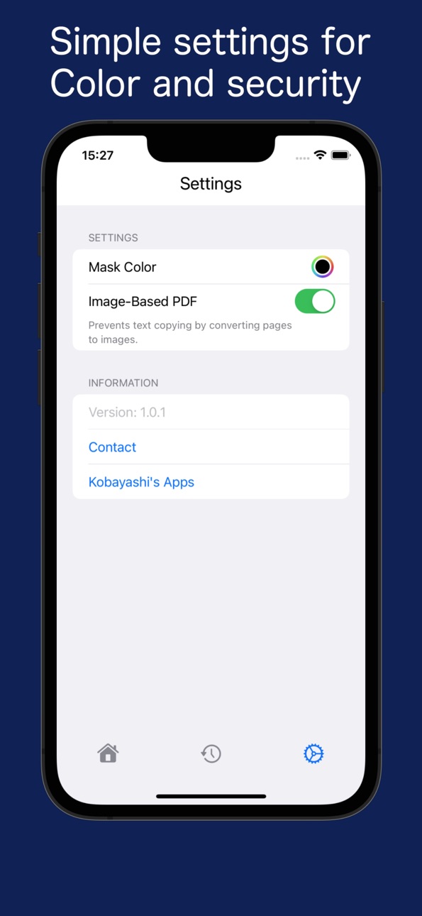 iPhone screenshot