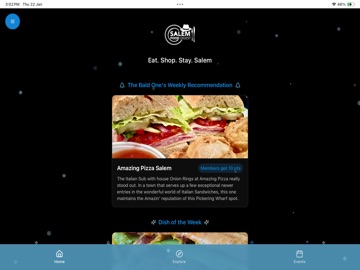 Salem Food Digest iPad screenshot