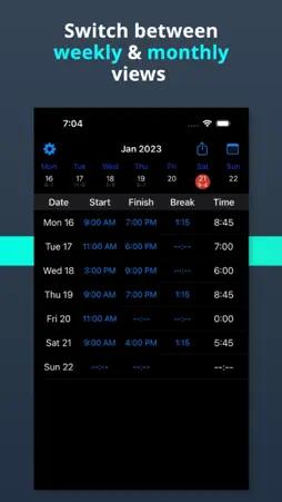 Work Hours Calculator screenshot 2