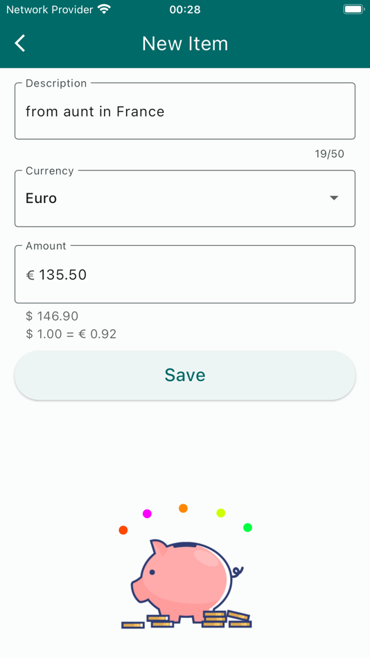 #5. PiggyBank EX (iOS) 由: Hyeon Gu Kwon