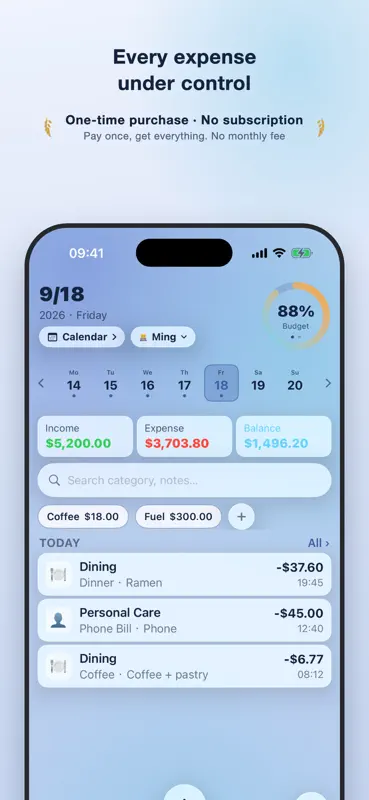 M Budget: Gastos screenshot 1 of 10
