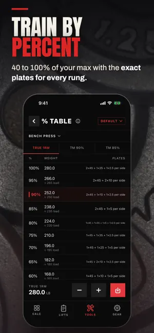 MaxRep: 1RM Calculator screenshot 4