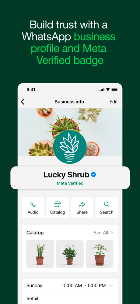WhatsApp Business screenshot 1