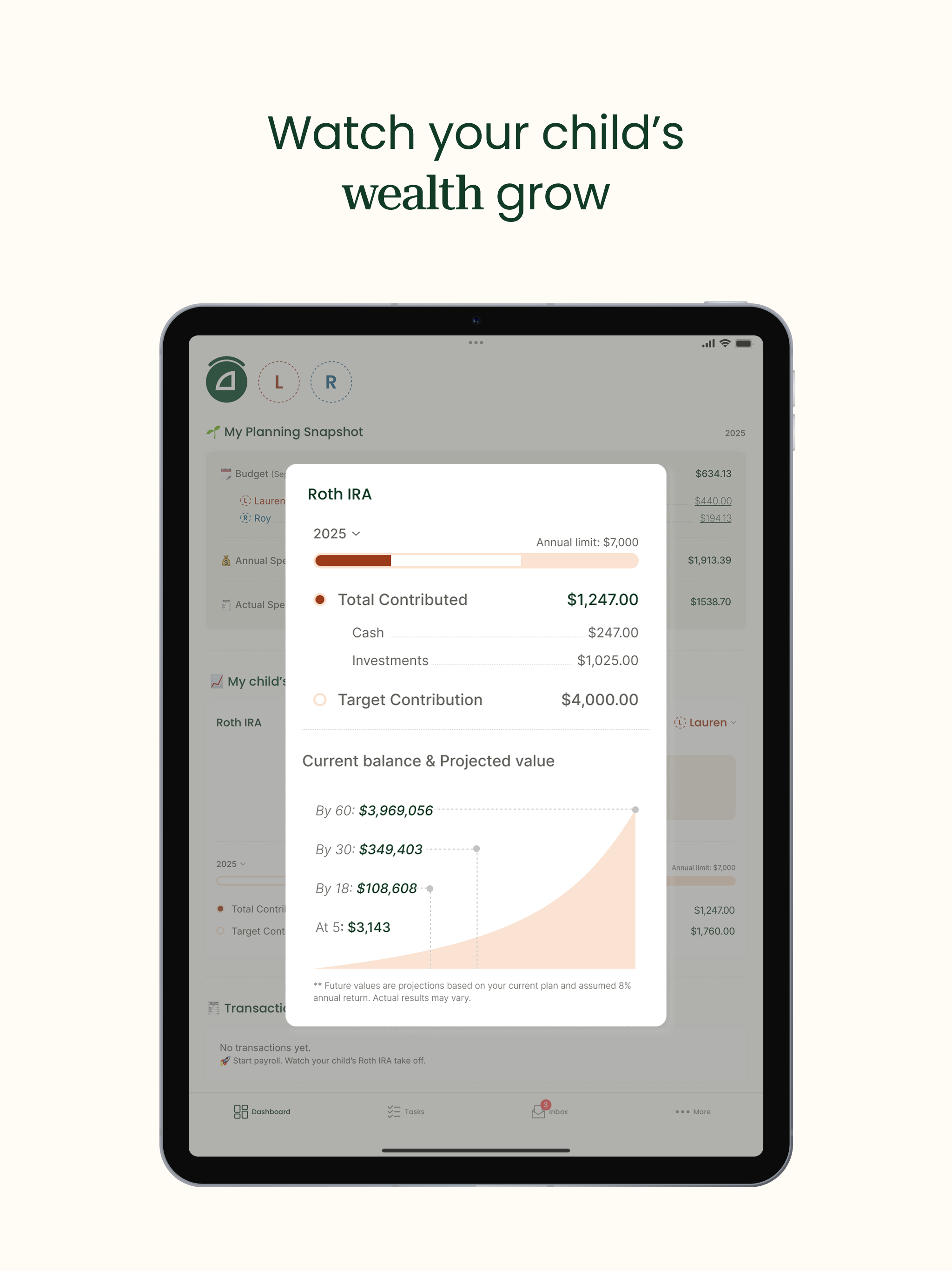 Halfmore: Roth IRA for Child screenshot 13