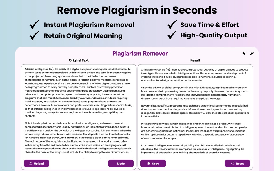 #1. Plagiarism Remover & Detector (macOS) 由: Mahwish Hasnat