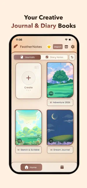 FeatherNotes: Journal & Diary screenshot 1