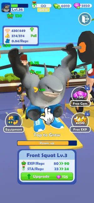 Gym Clicker: Touch Man screenshot 2