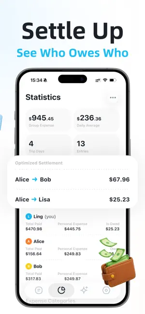 Trispend: Split Trip Expenses screenshot 2
