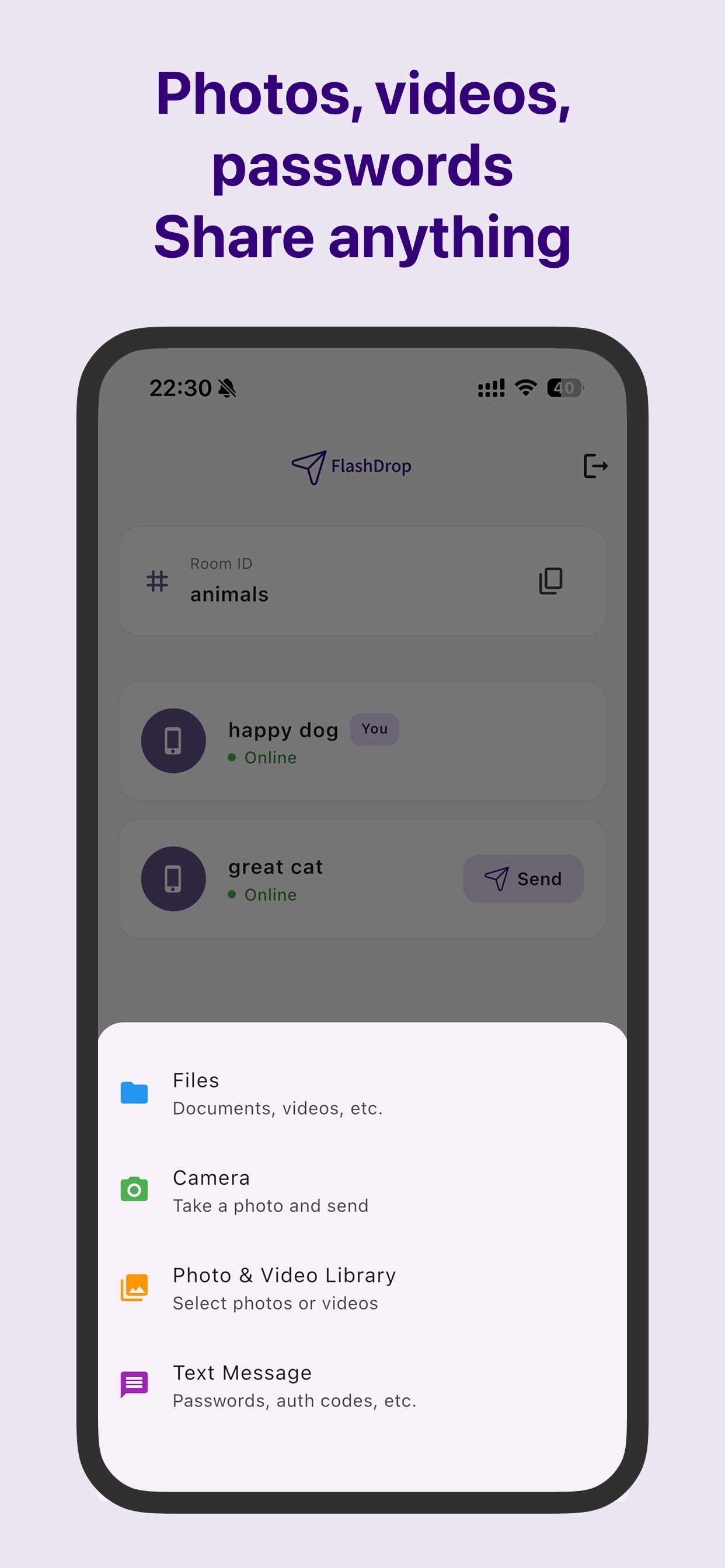 FlashDrop - file sharing screenshot 3
