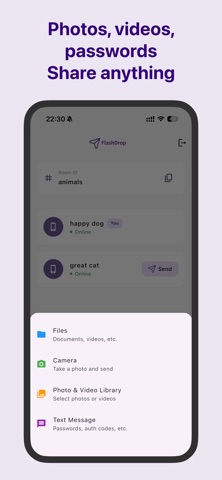 FlashDrop - file sharing Screenshot 3 of 3