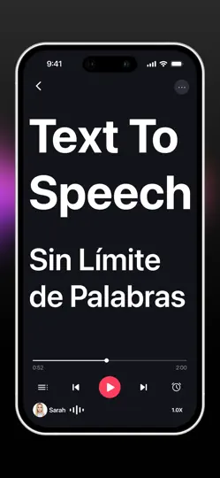 Captura de pantalla de Text To Speech - SayTXT Reader en iPhone 1