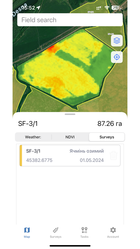 #5. Farmer - Crop monitoring (iOS) 由: Mykola Kondratiuk