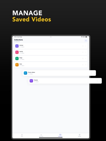 Video Saver : Save videos iPad screenshot