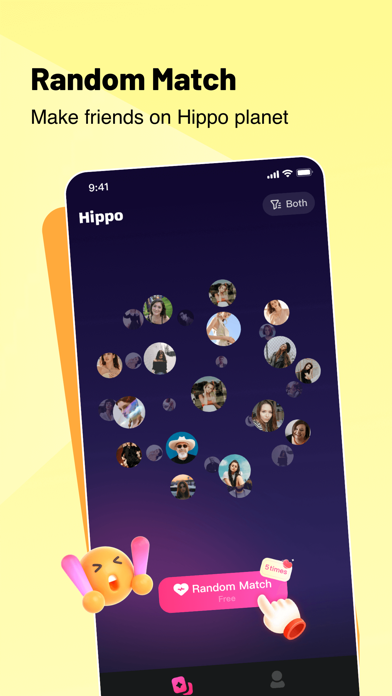 Hippo - Random Live Video Chat Screenshot