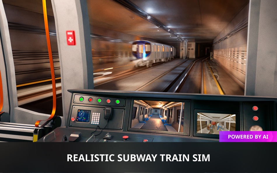#1. Subway Simulator 3D - Trains (macOS) Bởi: Simulators Live, LLC