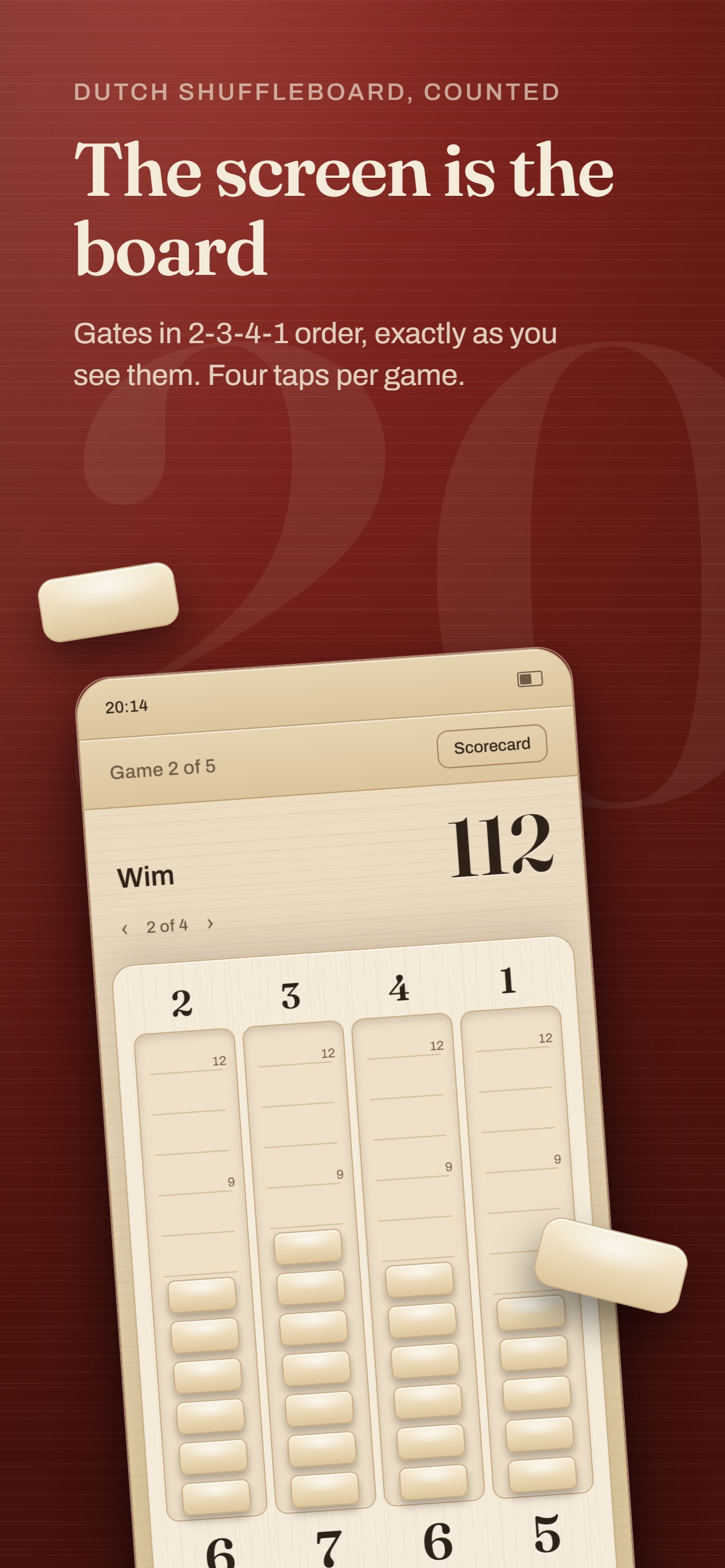 Screenshot 1 of Twintig: Sjoelen Scorer