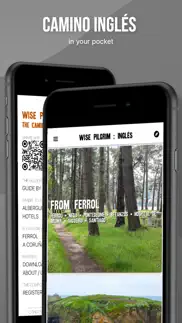 wise pilgrim camino inglés iphone screenshot 1