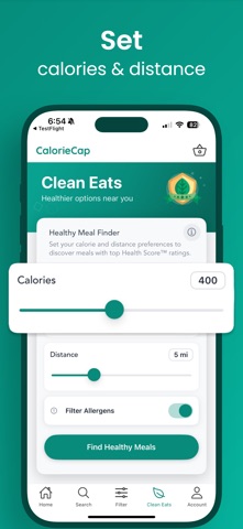 CalorieCap - Fast Food Macros screenshot