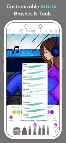 Adult Coloring Book: Chroma iPhone screenshot