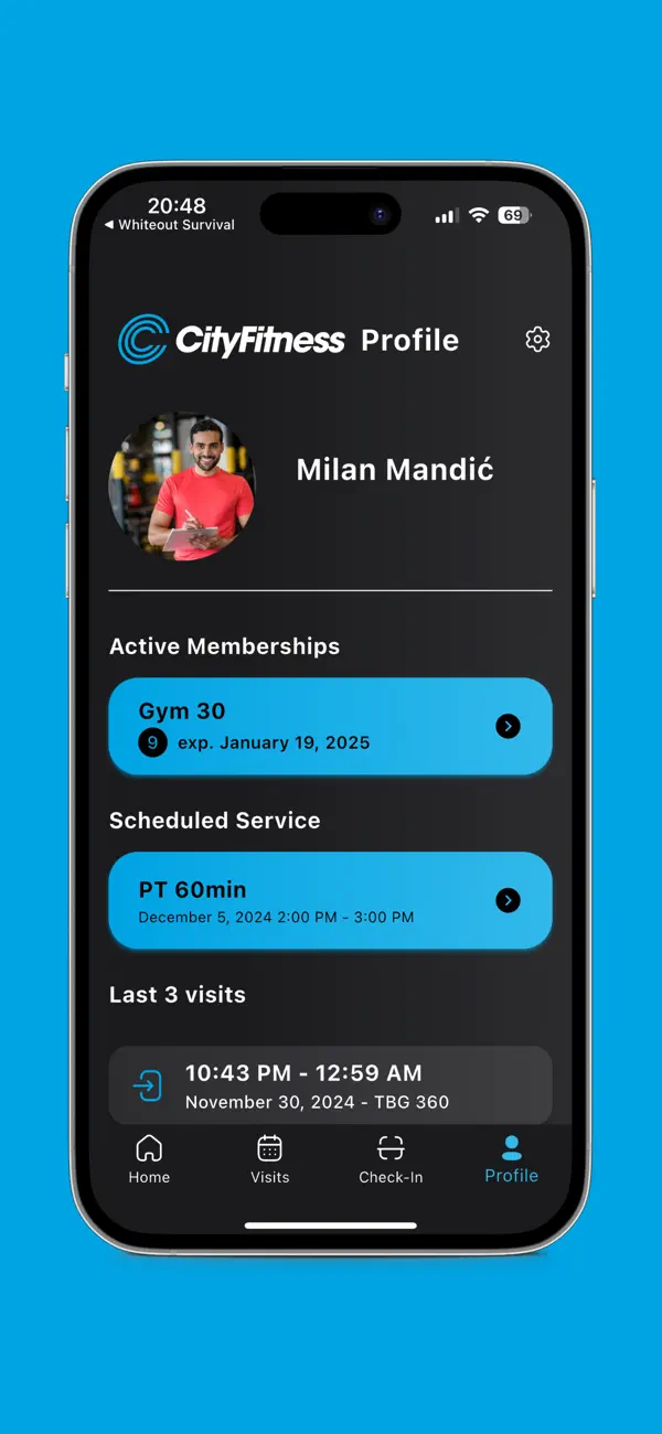 Screenshot #3 pour City Fitness Osijek