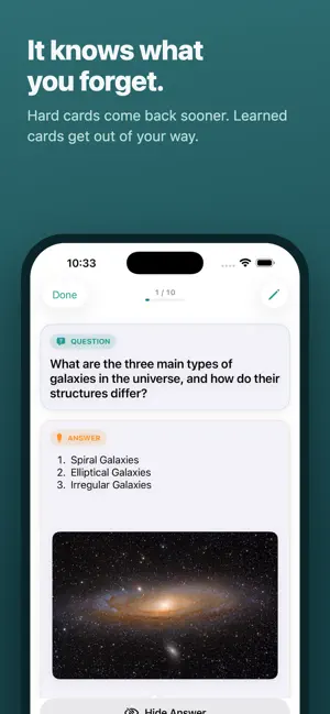 Memoria: Flashcards screenshot 4