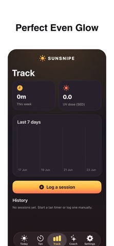 Sunsnipe: UV & Tan Tracker Screenshot 4 of 6