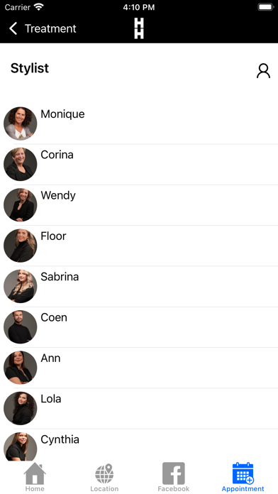 Van der Horst hairstylers Screenshot