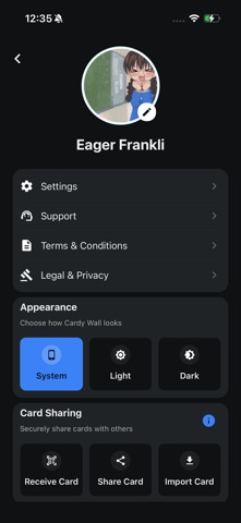 CardyWall Screenshot 6 of 9