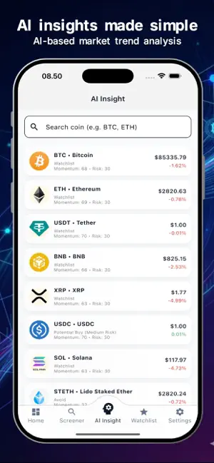 AI Crypto Screener & Signals screenshot 2