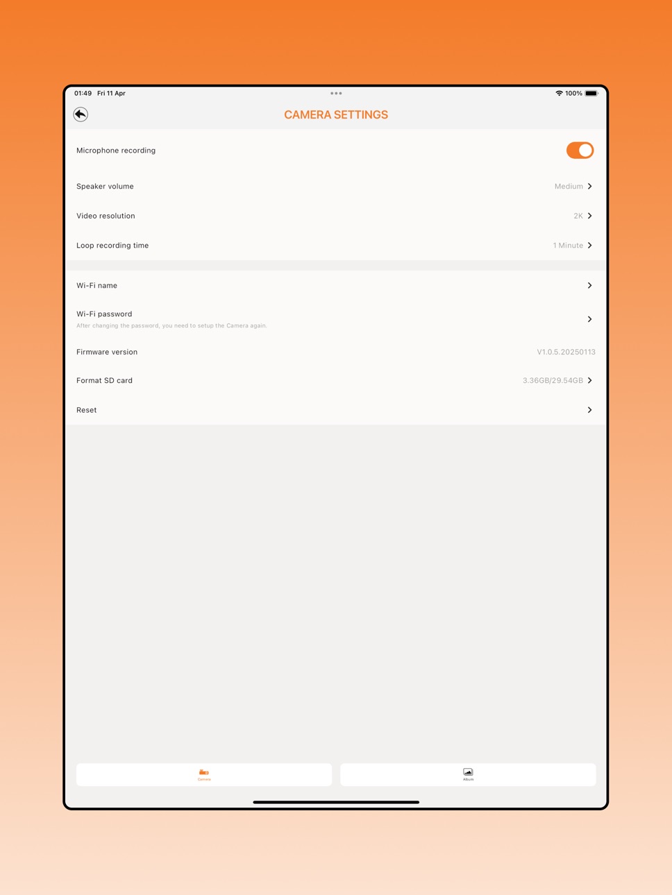 iPad screenshot