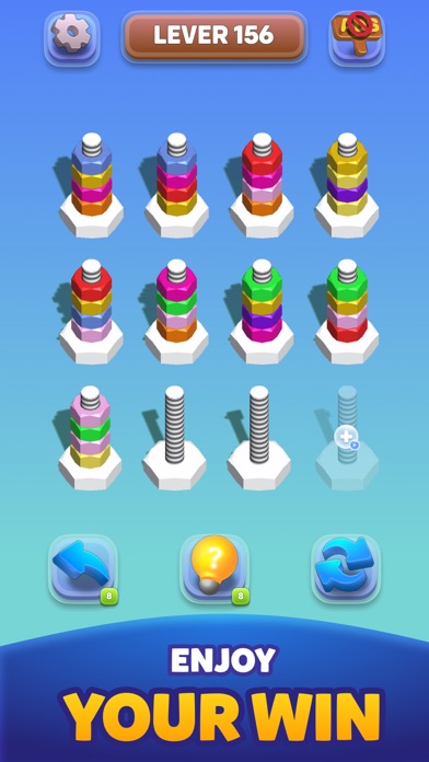 Wood Nuts & Bolts: Colors Sort Screenshot