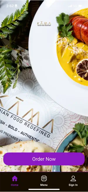 KAMA Modern Indian Restaurant screenshot 1