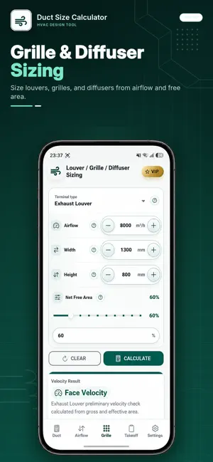HVAC Duct Calculator screenshot 4