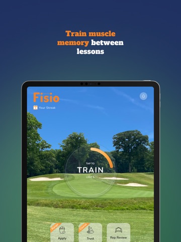 Fisio - Golf Swing Training iPad screenshot