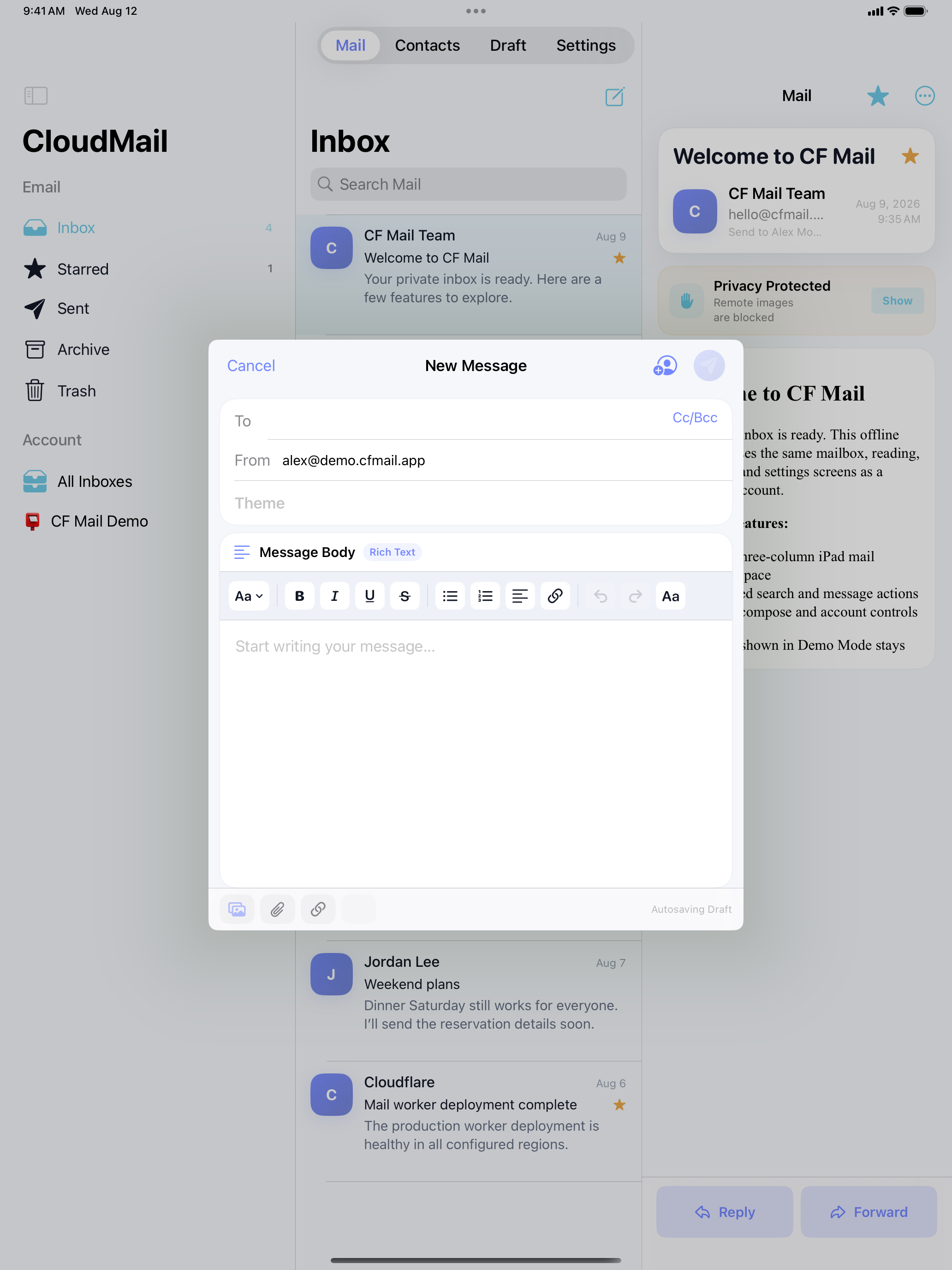 CF Mail: Self-Hosted Email screenshot 11