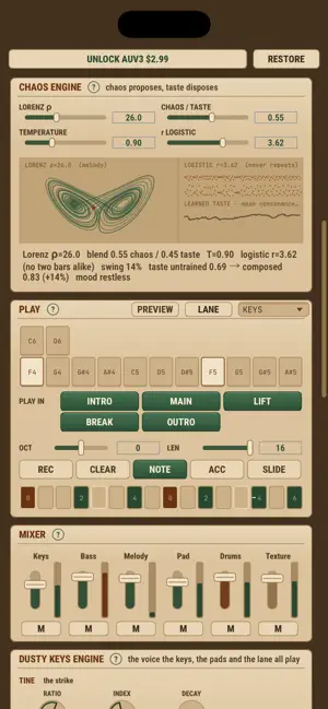 95 LoFi: Generative Beat Maker screenshot 2