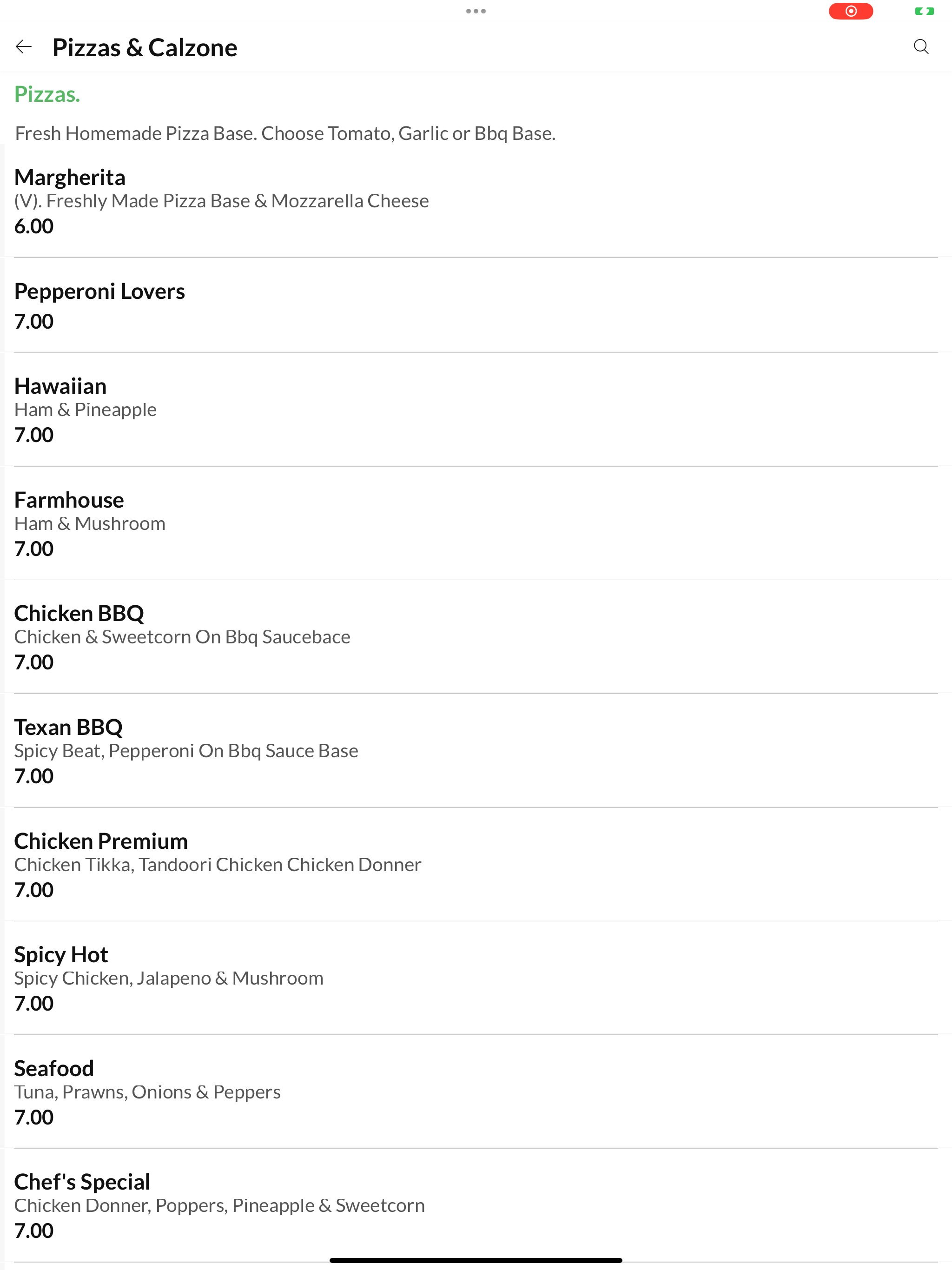 Zizza Pizza screenshot 7