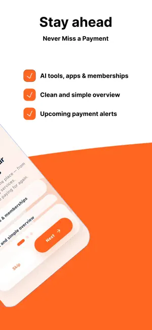 MoneyCat: Orange Finance iPhone screenshot 2