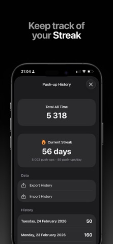 Push Up Counter: Daily reps Screenshot 4 of 5