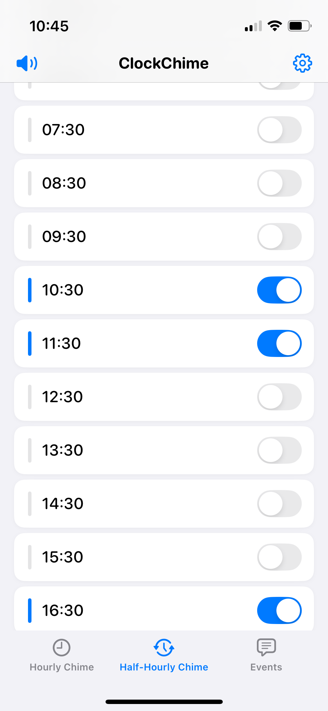 ClockChime screenshot 2