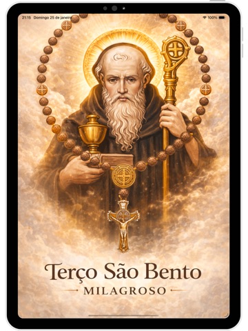 Terço São Bento Milagroso iPad screenshot