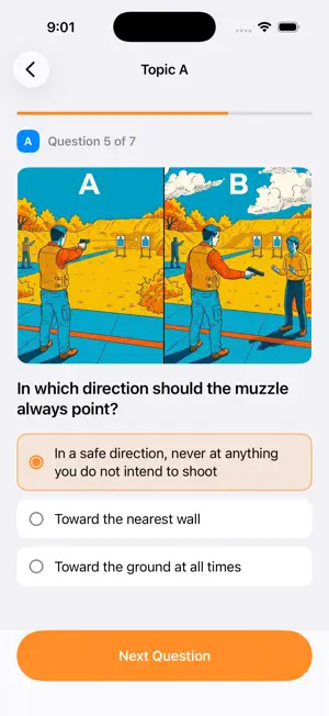 FSC Test 2026 - CA Gun Safety screenshot 1