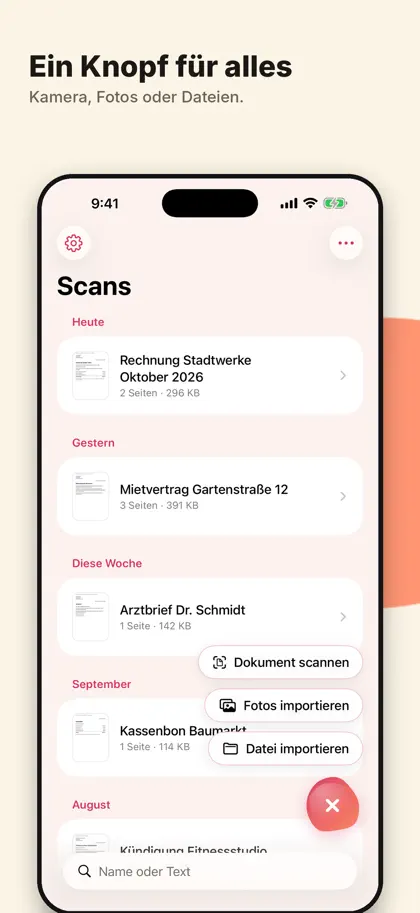 Captura de tela 3 de 6 de Scanno – PDF-Scanner