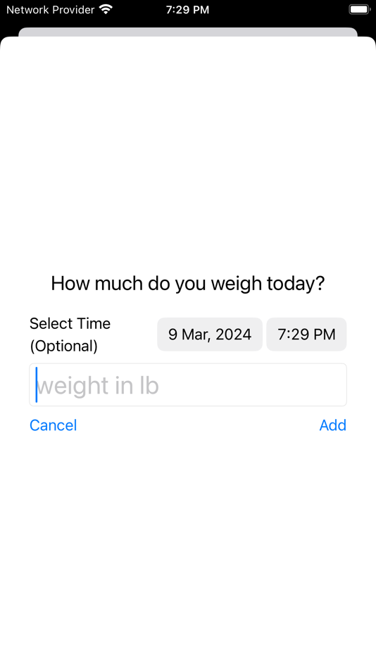 #1. Daily Weight Log (iOS) 由: Jakir Hossain