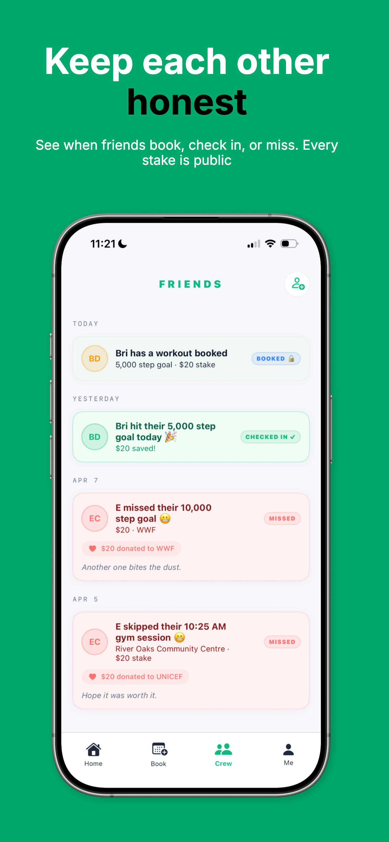 Mongo - Fitness Accountability