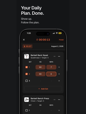 Flame - Workout Tracker iPad screenshot