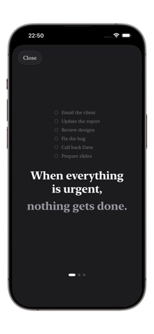 Top3Tasks - Focus your time iPhone screenshot